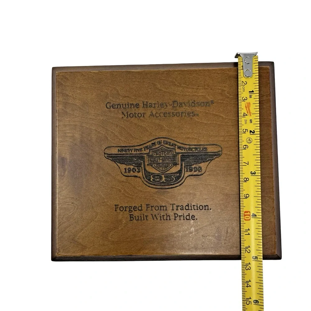 1997 Harley-Davidson 95th Anniversary Belt Buckle with Box Limited Edition EUC